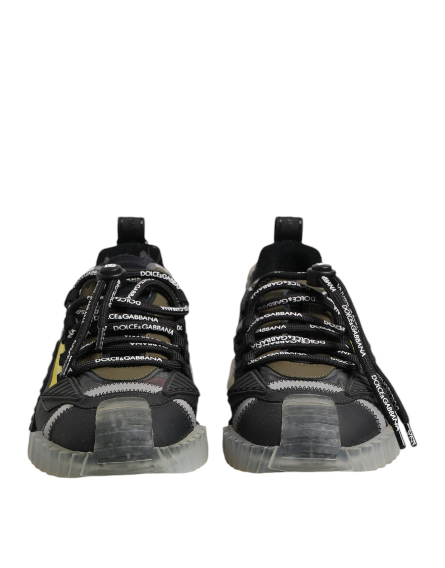 Dolce & Gabbana Multicolor Lace Up Low Top NS1 Turnschuhe Schuhe