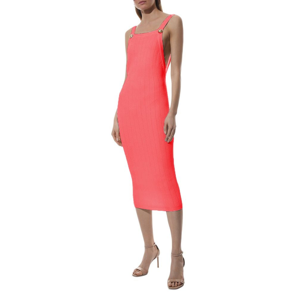 Balmain Rosa Viskose-Kleid