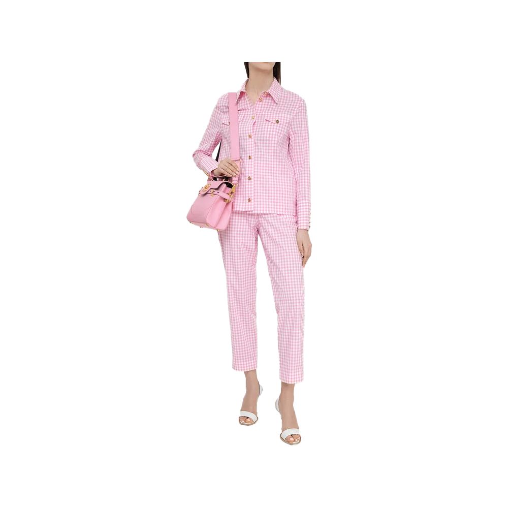 Balmain Rosa Baumwolljeans &
