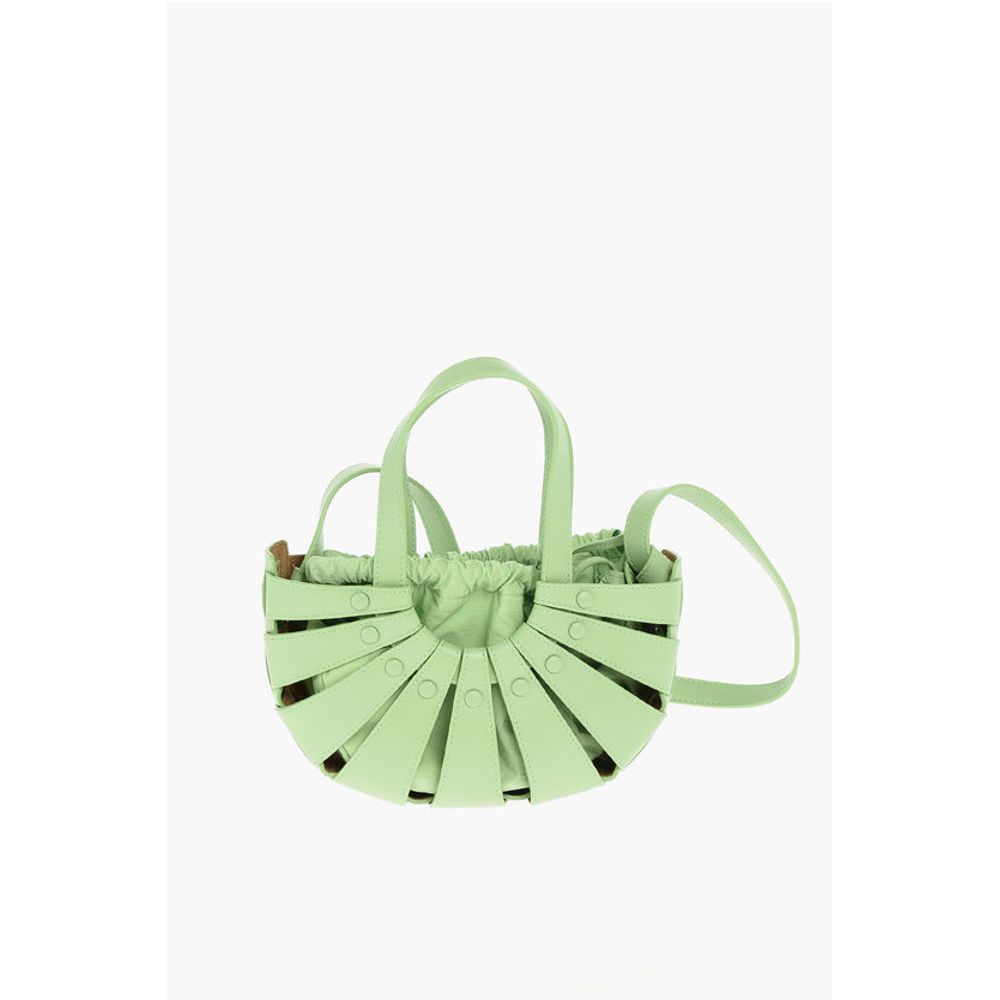 Bottega Veneta Perforierte Lederhandtasche THE SHELL