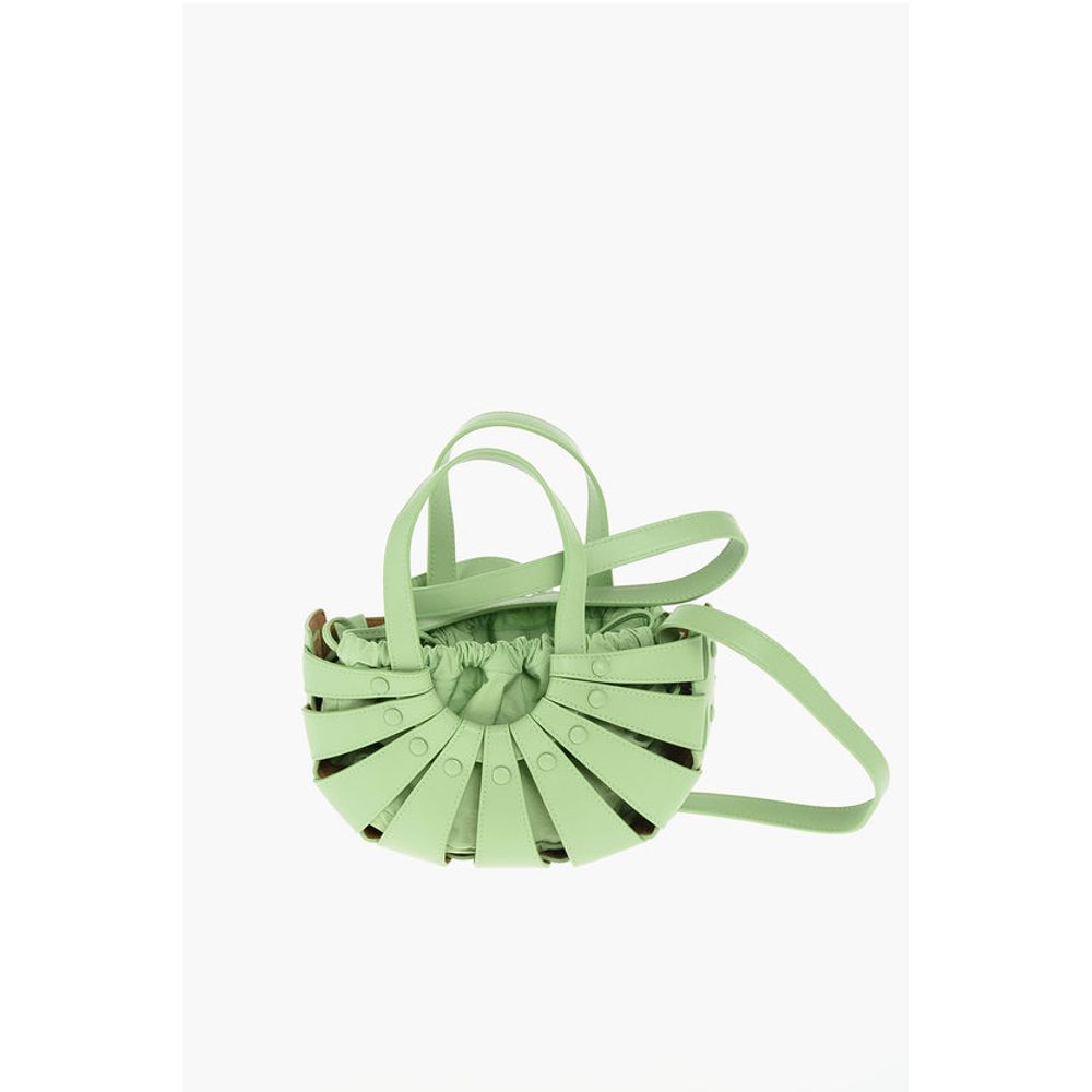 Bottega Veneta Perforierte Lederhandtasche THE SHELL