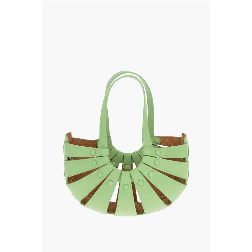 Bottega Veneta Perforierte Lederhandtasche THE SHELL