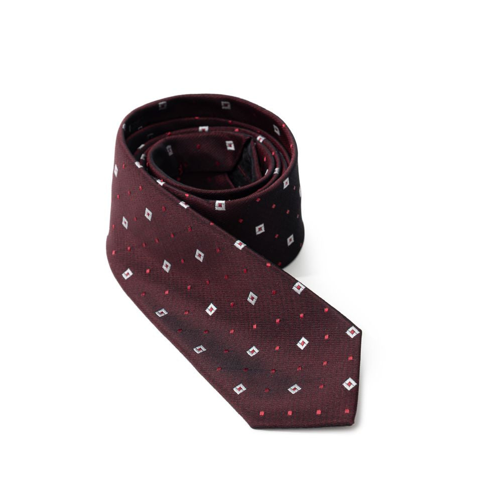 Dolce & Gabbana Bordeaux Seidenkrawatten &