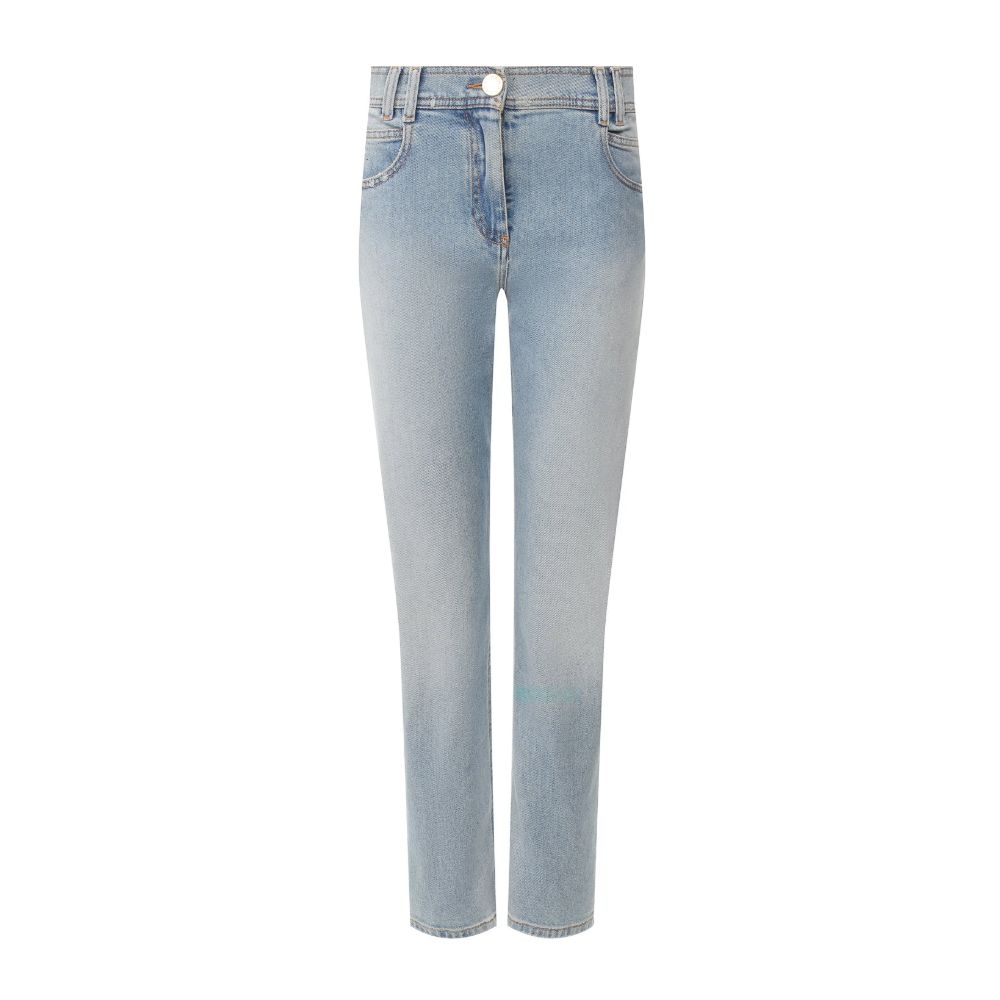 Balmain Blaue Baumwolljeans &