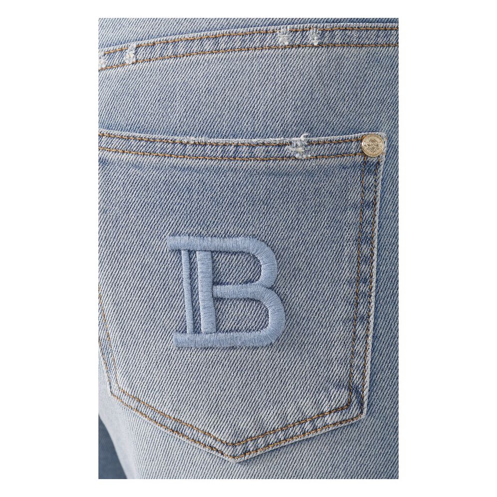 Balmain Blaue Baumwolljeans &