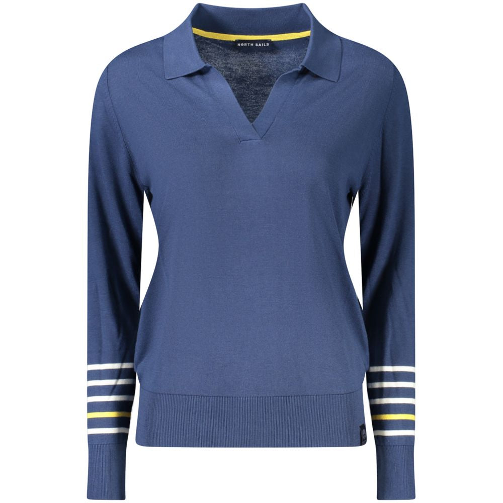North Sails Blauer Baumwollpullover für Frauen