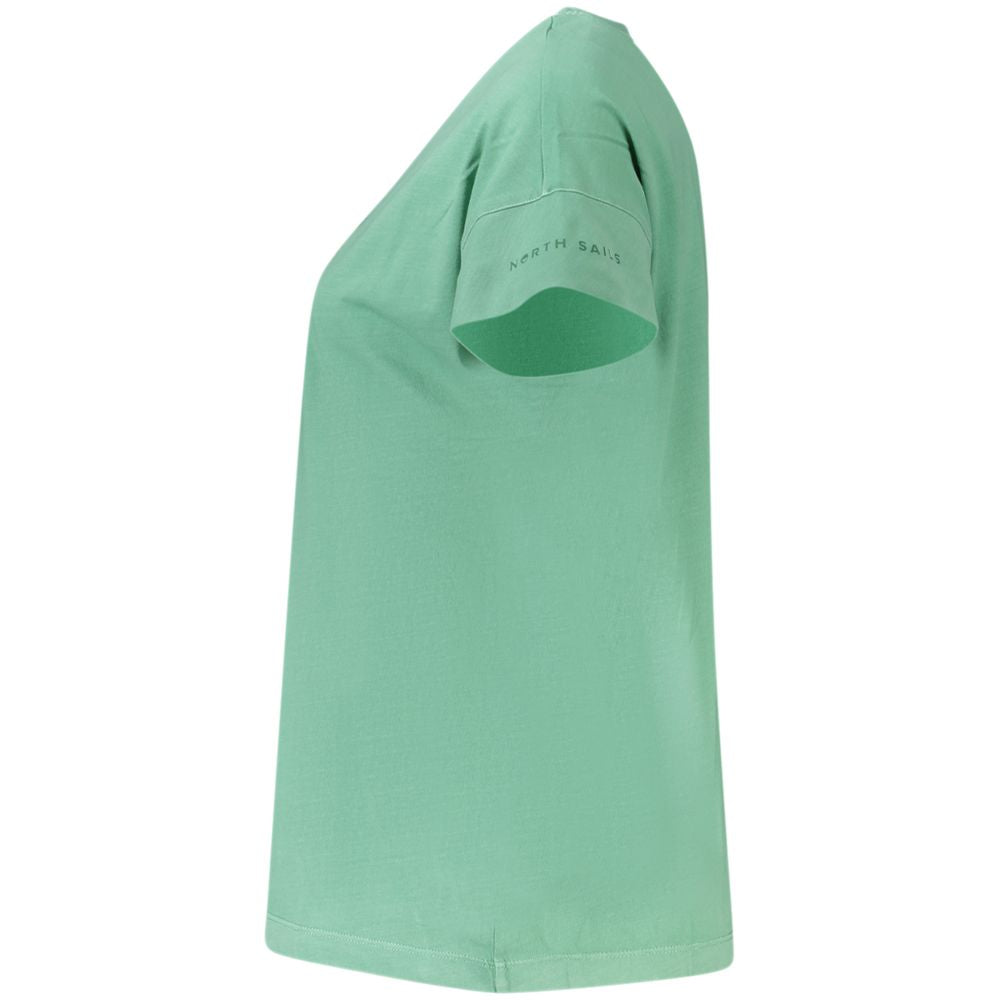 North Sails Grüne Baumwoll-Oberteile & T-Shirt
