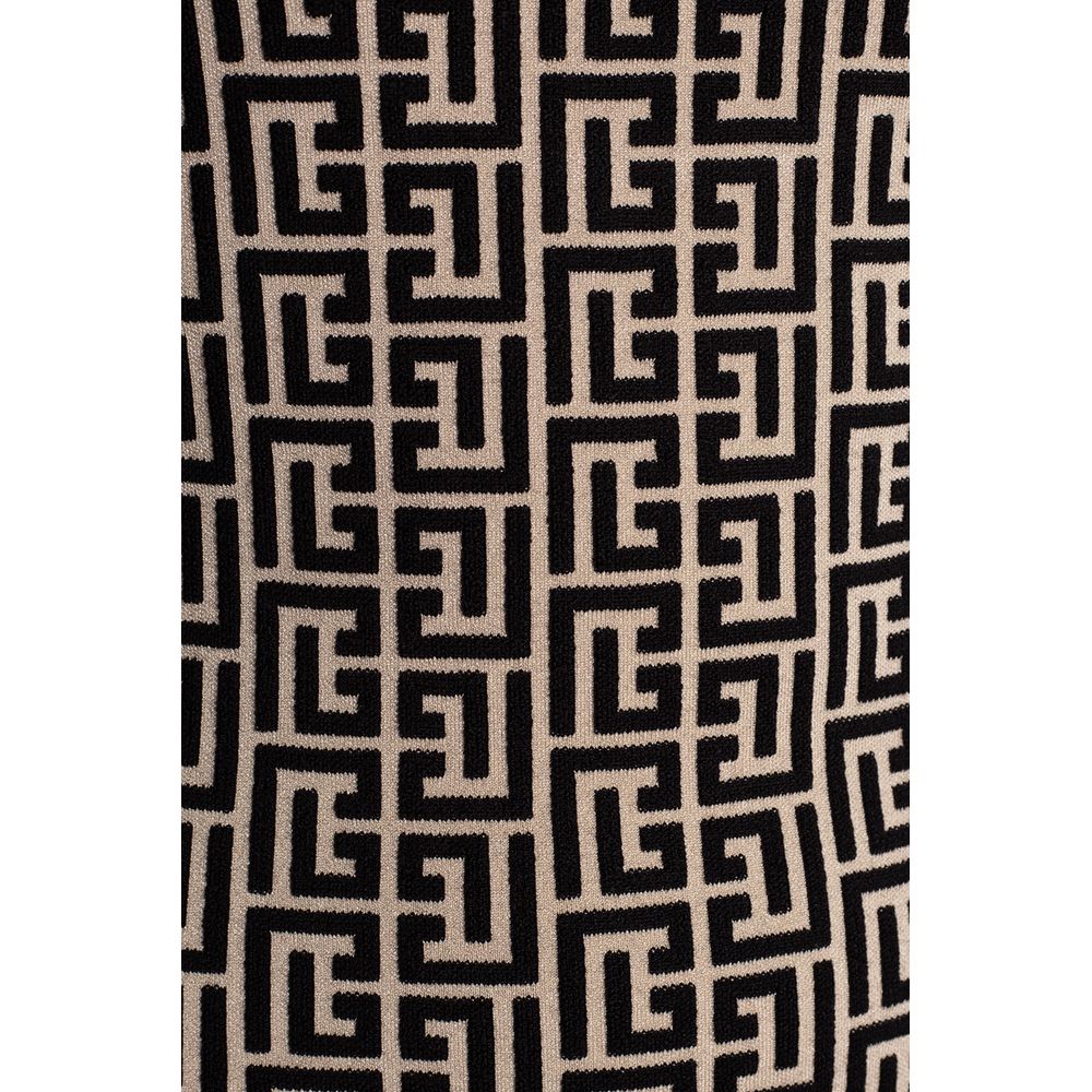 Balmain Weißer Woll-Bodysuit für Frauen