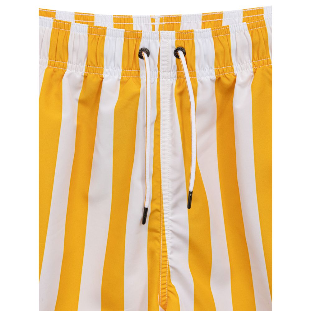 Emporio Armani Gelbe Polyester-Badebekleidung