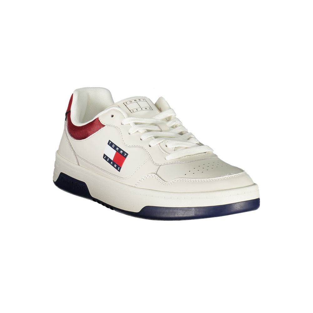 Tommy Hilfiger Weißes Leder Herren Sneaker