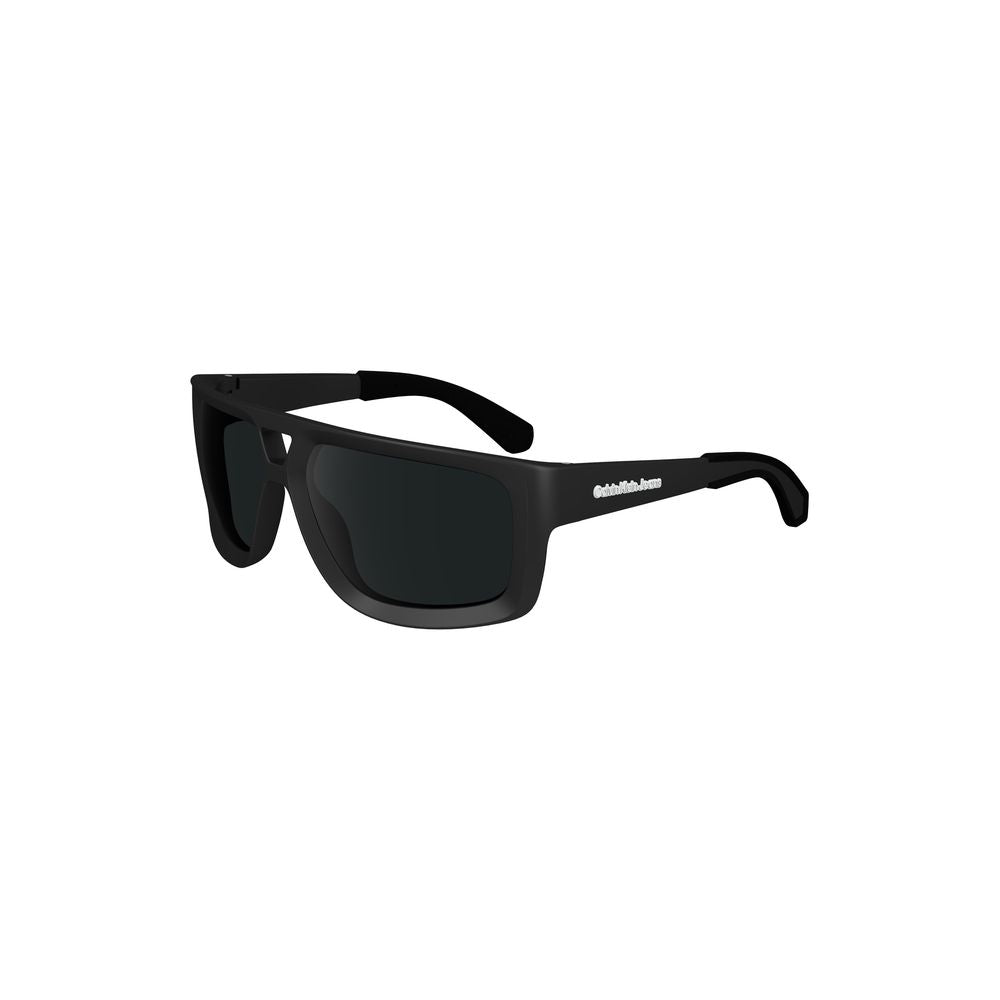 Calvin Klein Schwarze Plastik-Sonnenbrille für Männer
