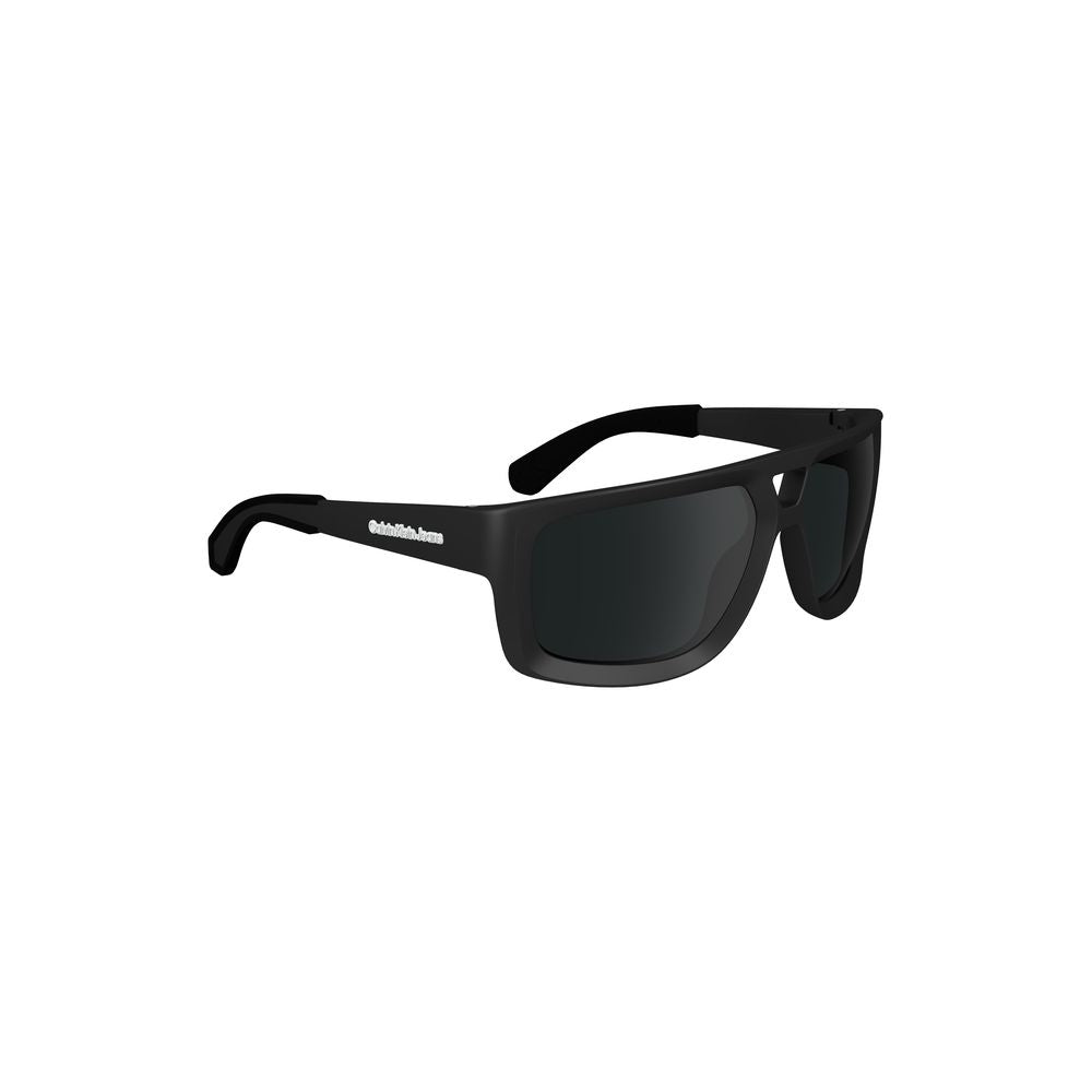 Calvin Klein Schwarze Plastik-Sonnenbrille für Männer