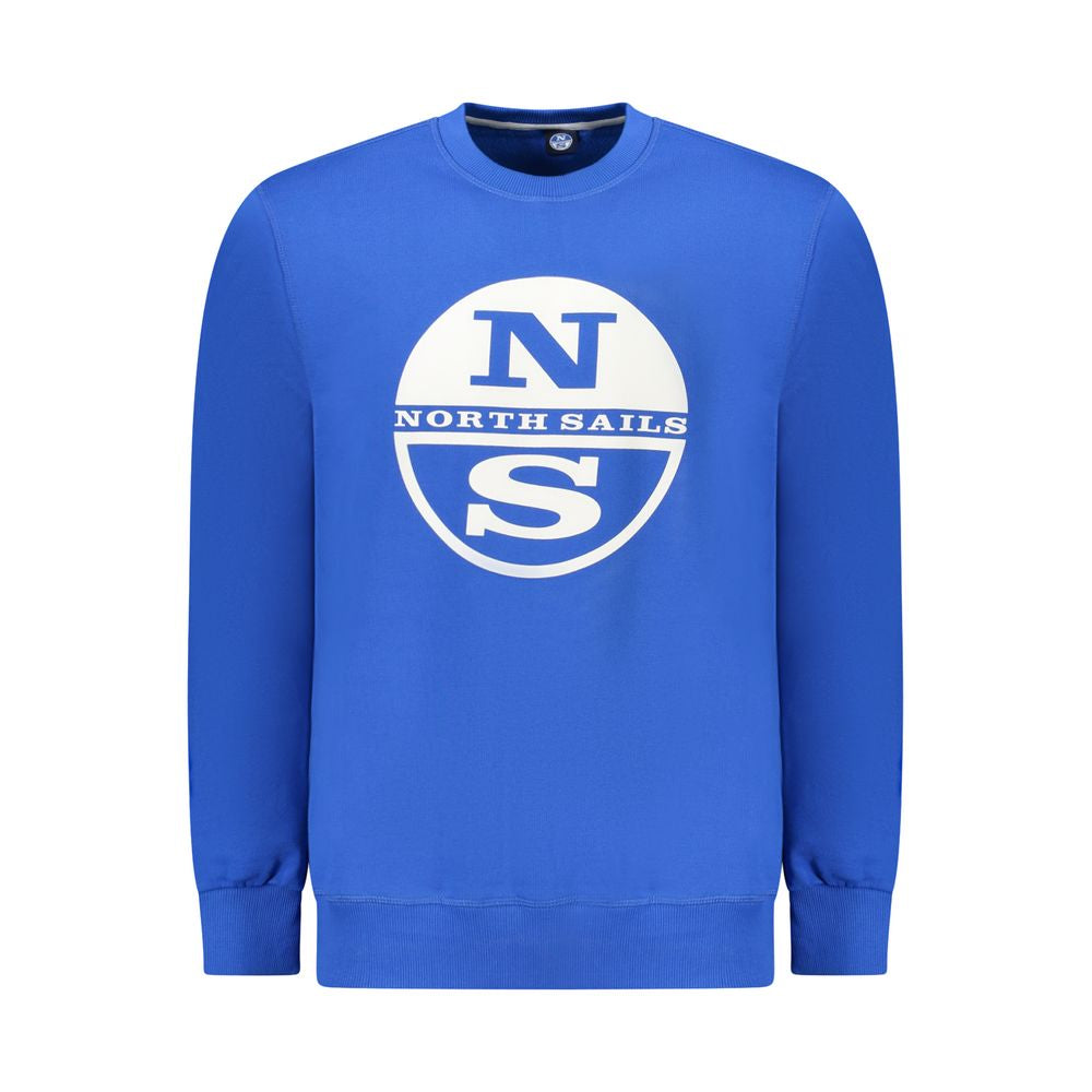 North Sails Blauer Baumwollpullover für Männer