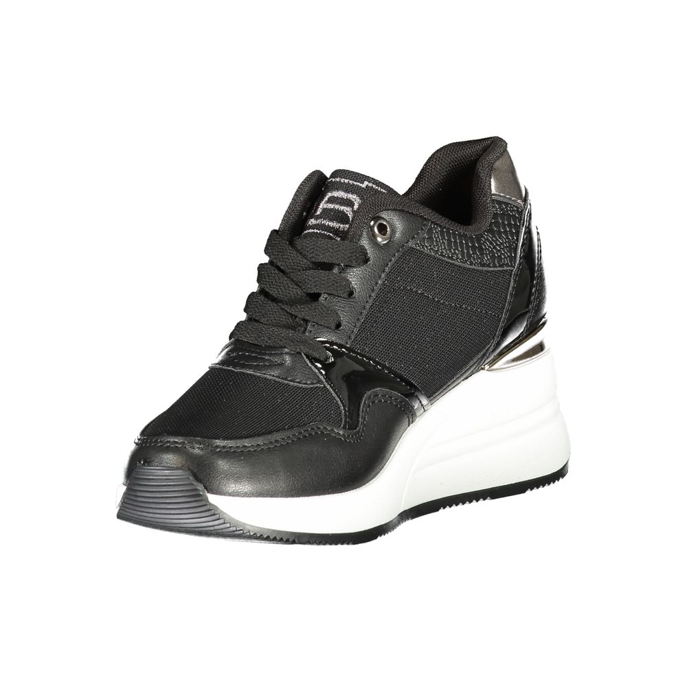 Laura Biagiotti Schwarzer Synthetik Damen Sneaker