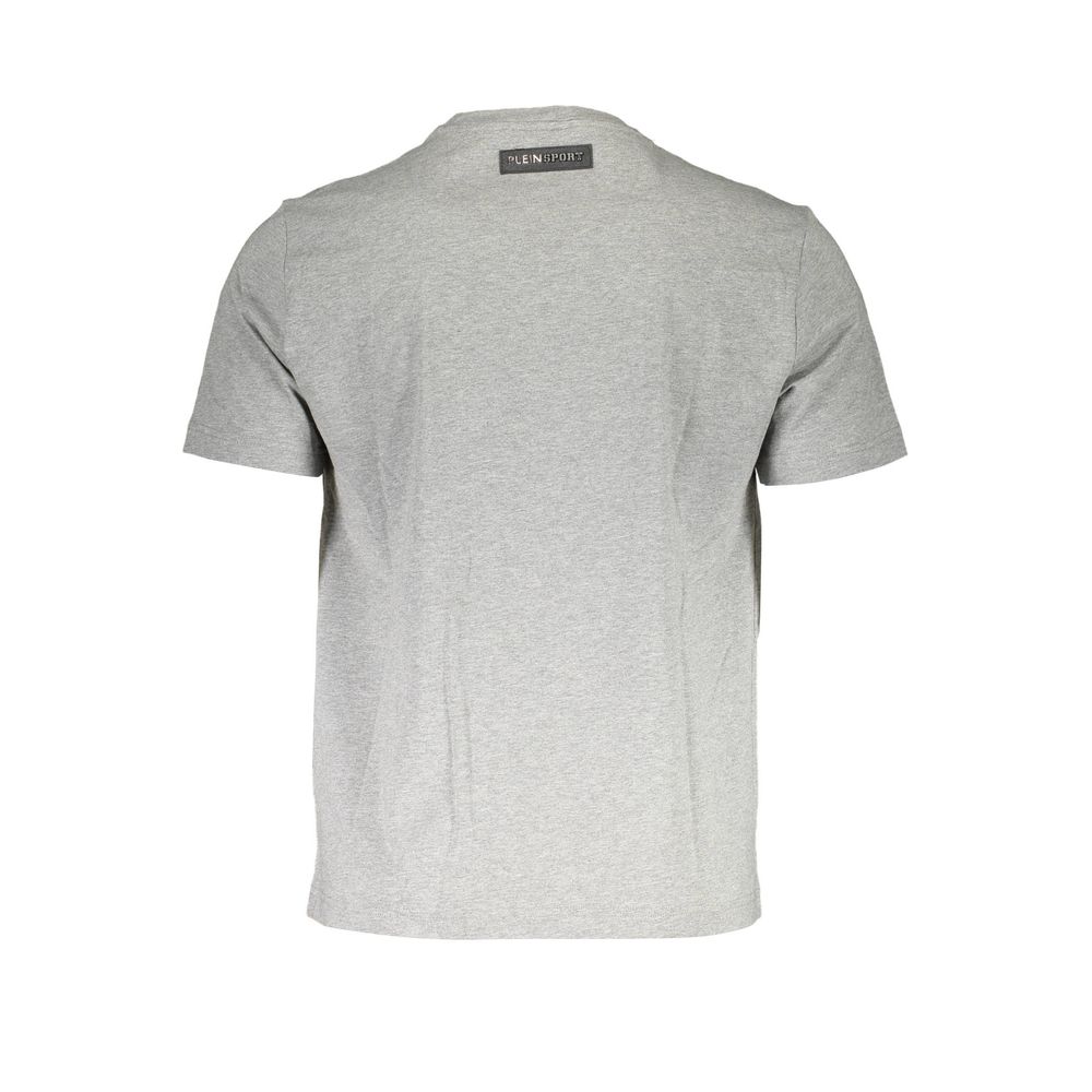 Plein Sport Braunes Baumwoll-T-Shirt für Männer