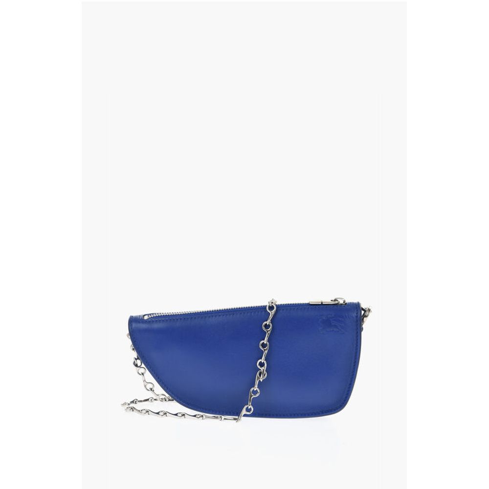 Burberry MICRO SHIELD SLING Tasche aus Leder mit Kettenschulterriemen