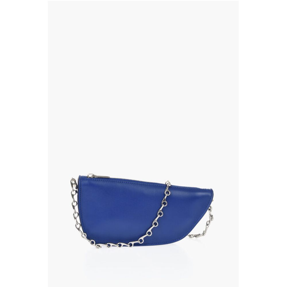 Burberry MICRO SHIELD SLING Tasche aus Leder mit Kettenschulterriemen