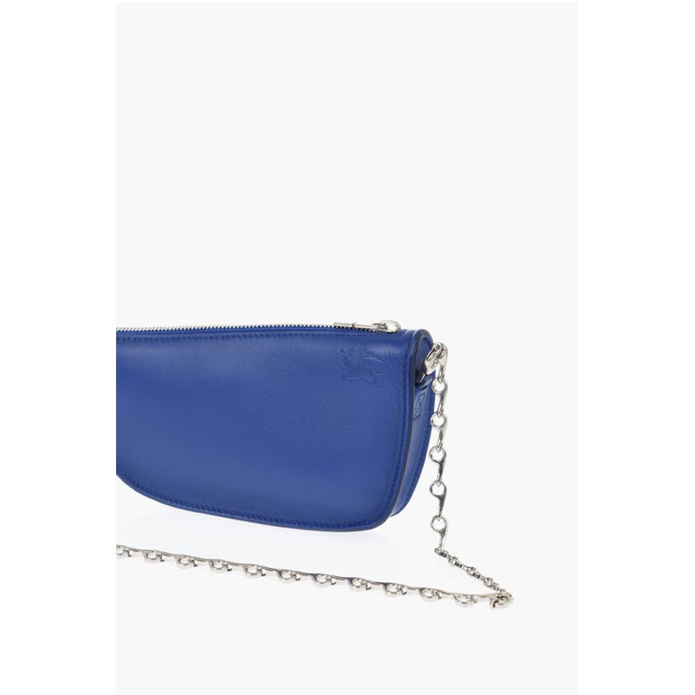 Burberry MICRO SHIELD SLING Tasche aus Leder mit Kettenschulterriemen
