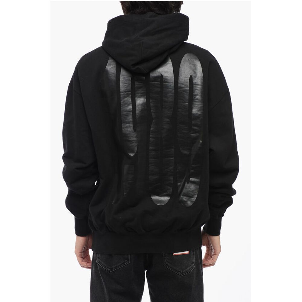 1989 Studio Baumwoll-Kapuzen-Sweatshirt mit Maxi-Print