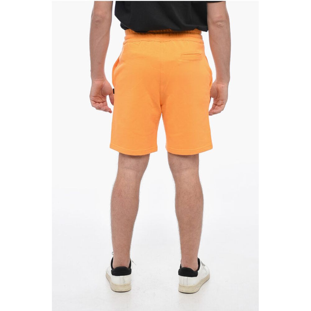 Sprayground Shorts aus gebürsteter Baumwolle mit gesticktem Logo
