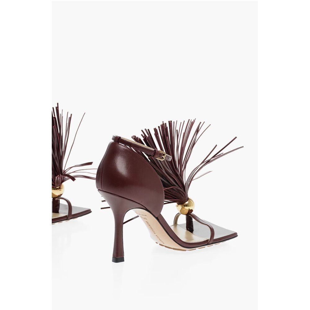Bottega Veneta Dekorative Quaste LUNGE Nappa Sandalen 9cm