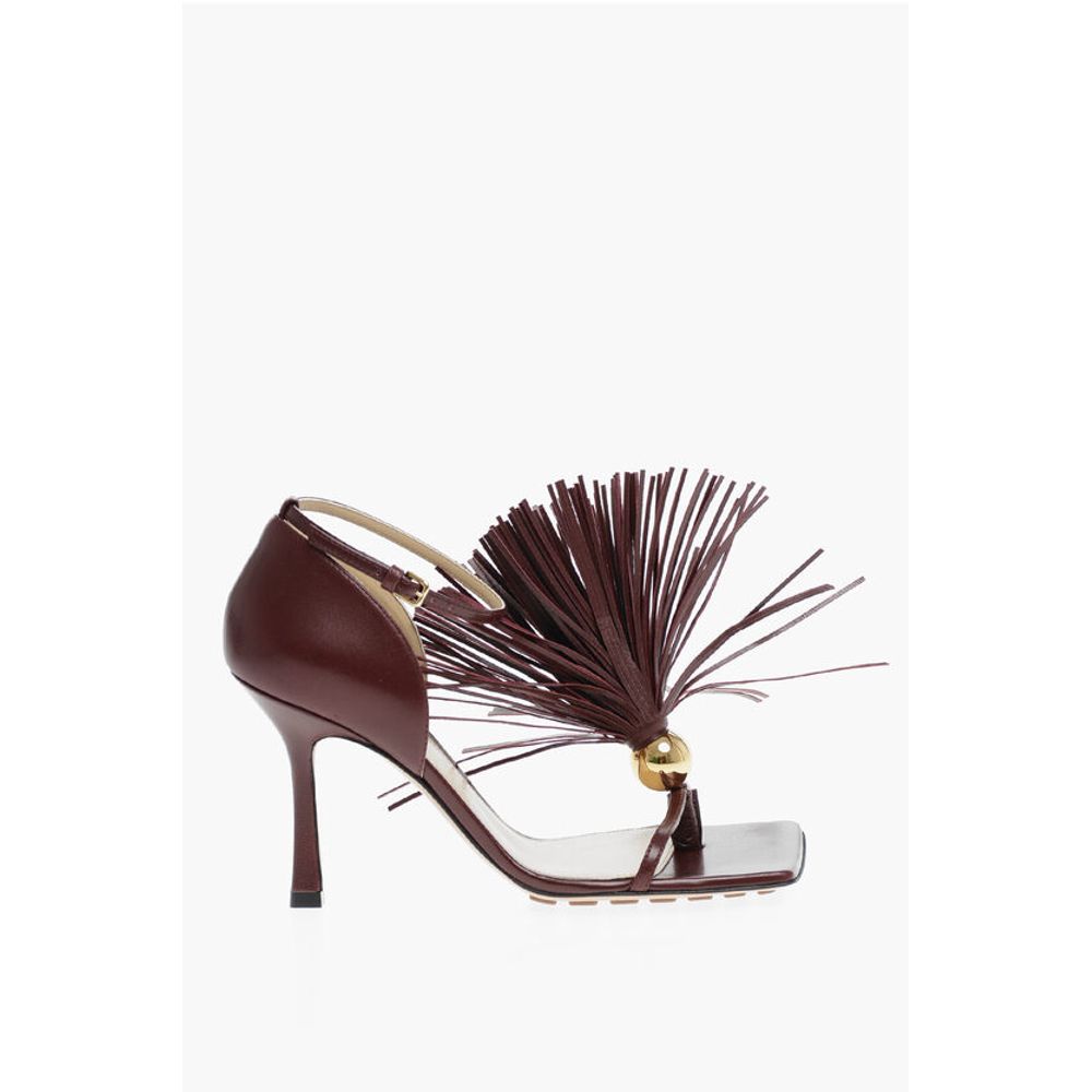 Bottega Veneta Dekorative Quaste LUNGE Nappa Sandalen 9cm