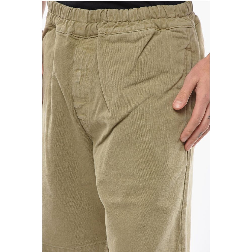 14 BROS Baumwollshorts mit Kordelzug an der Taille