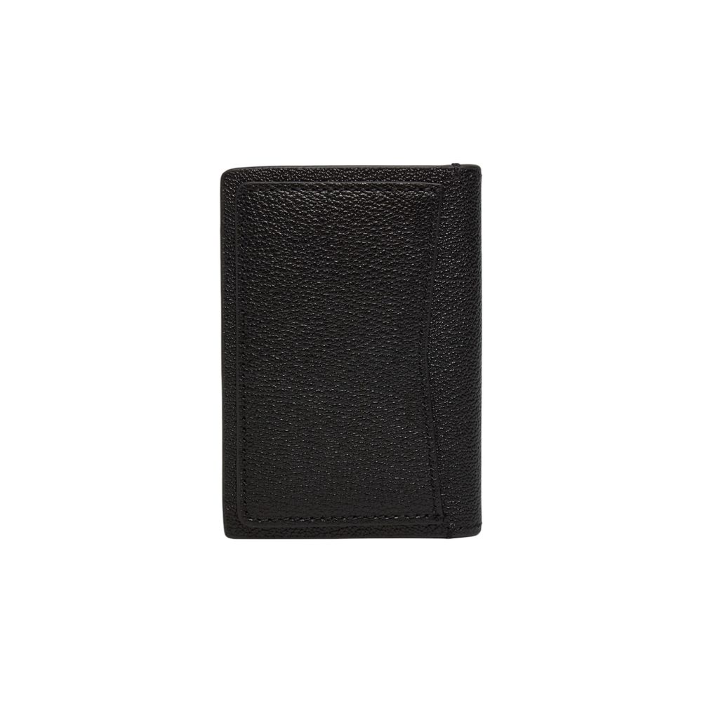 Calvin Klein Jeans Schwarzes Leder Portemonnaie