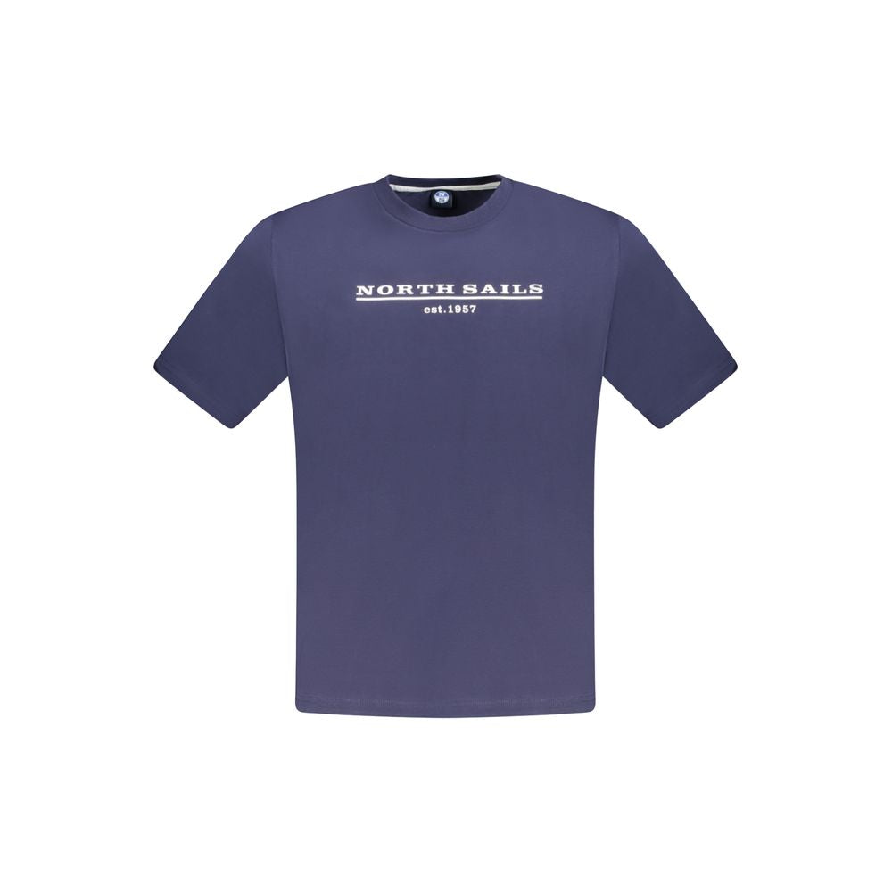 North Sails Blau Baumwolle Männer T-Shirt