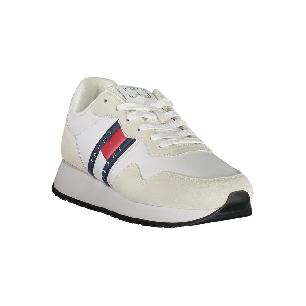 Tommy Hilfiger Weißes Leder Herren Sneaker
