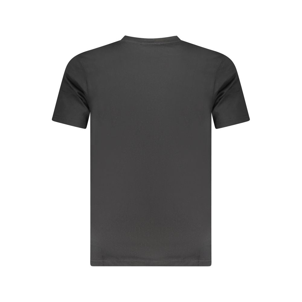 Cavalli Class Schwarzes Baumwolle Männer T-Shirt