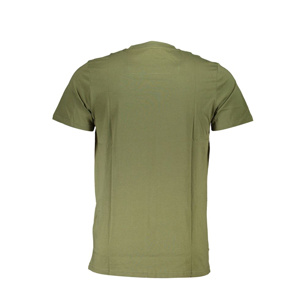 Cavalli Class Grünes Baumwolle Männer T-Shirt