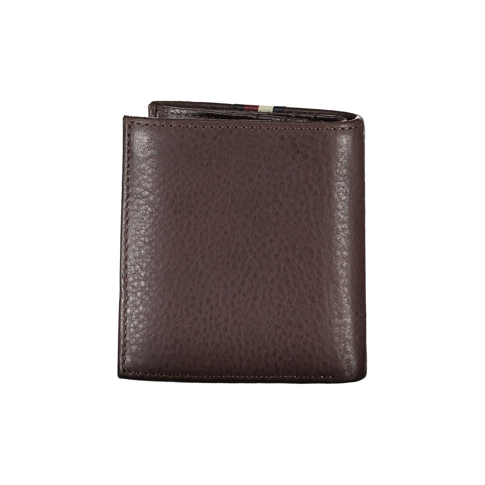 Tommy Hilfiger Braunes Leder Portemonnaie
