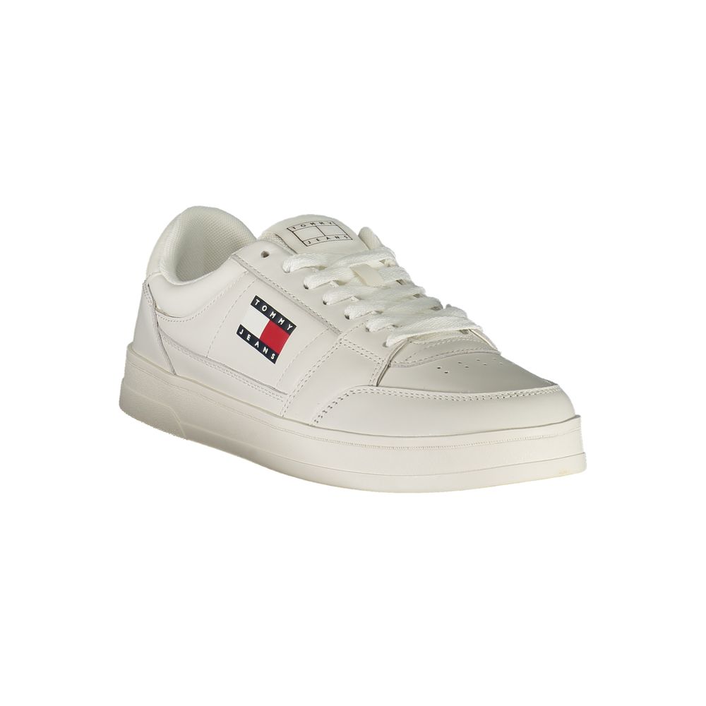 Tommy Hilfiger Weißes Leder Herren Sneaker