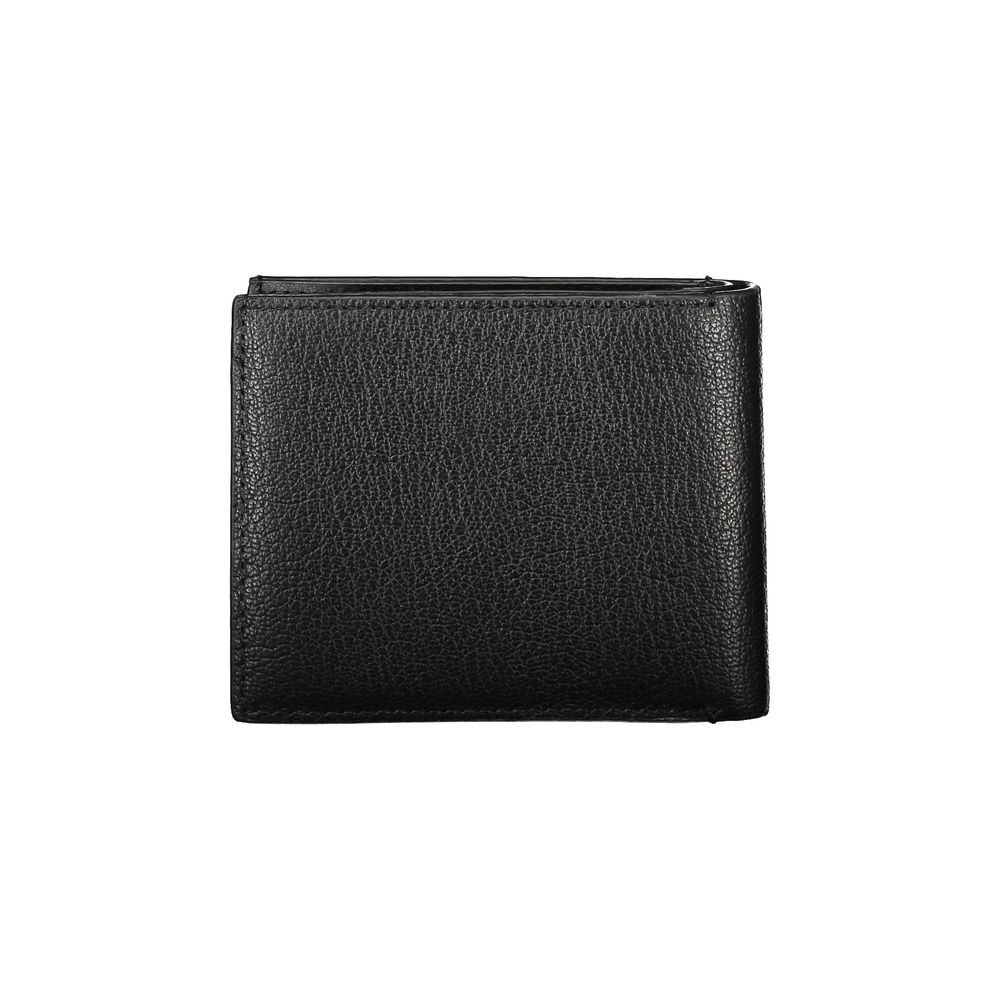Calvin Klein Schwarzes Leder Portemonnaie