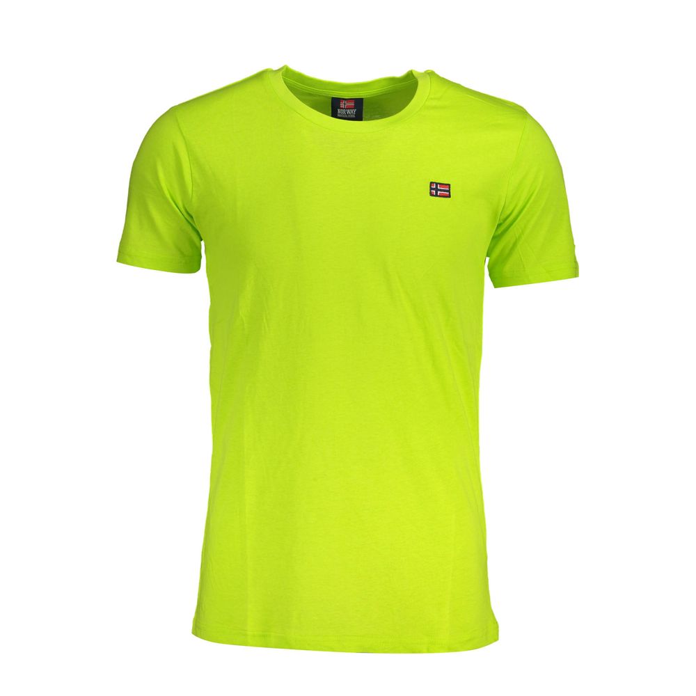 Norway 1963 Gelbes Baumwolle Männer T-Shirt
