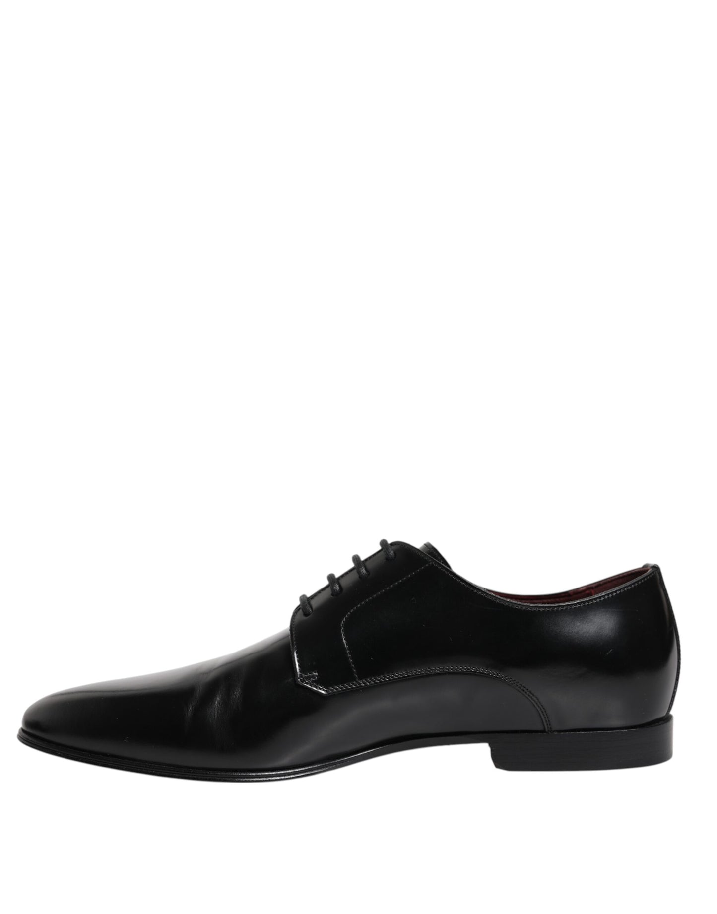 Dolce & Gabbana Schwarze Leder Schnürschuhe Derby Kleid Formelle Schuhe