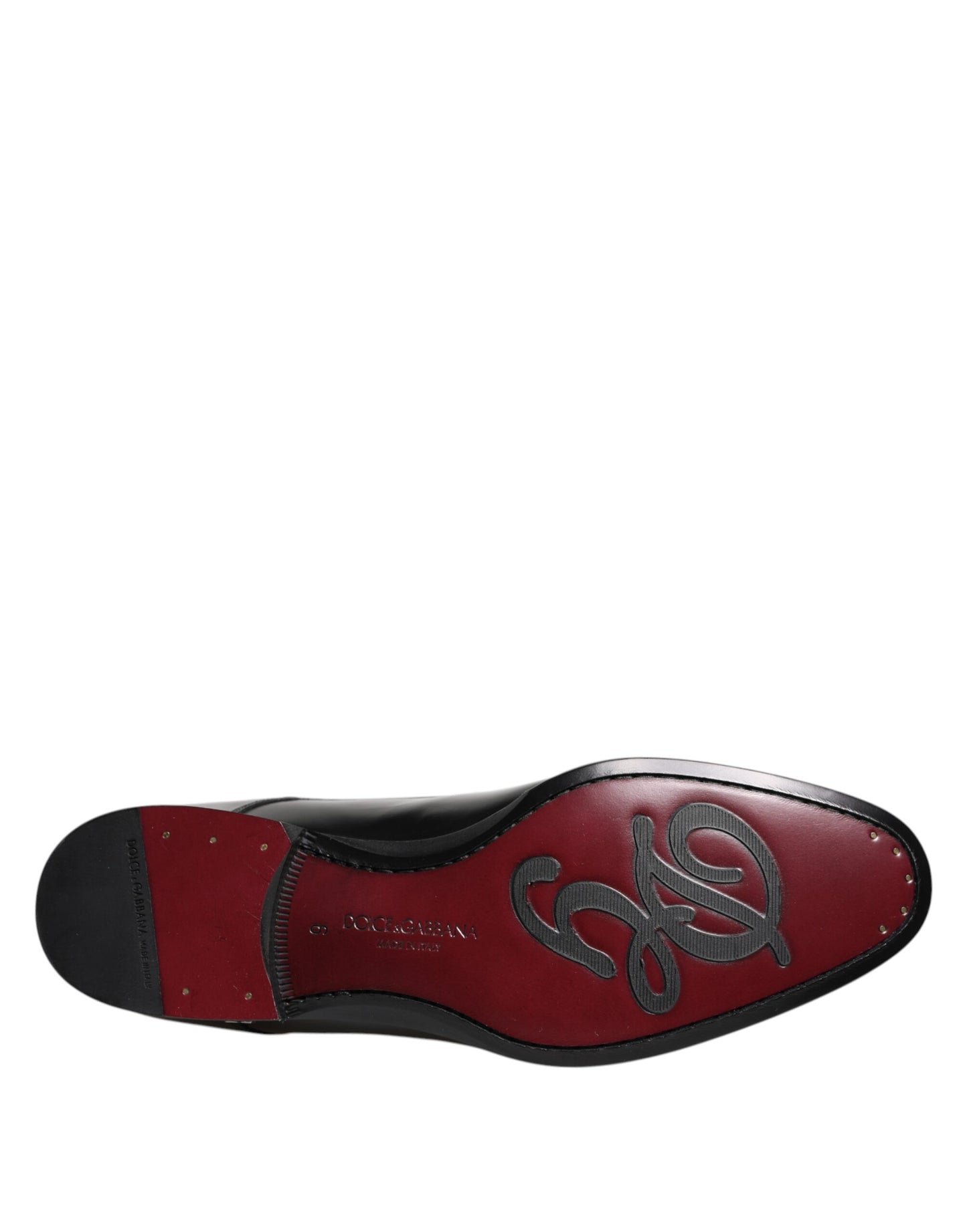 Dolce & Gabbana Schwarze Leder Schnürschuhe Derby Kleid Formelle Schuhe
