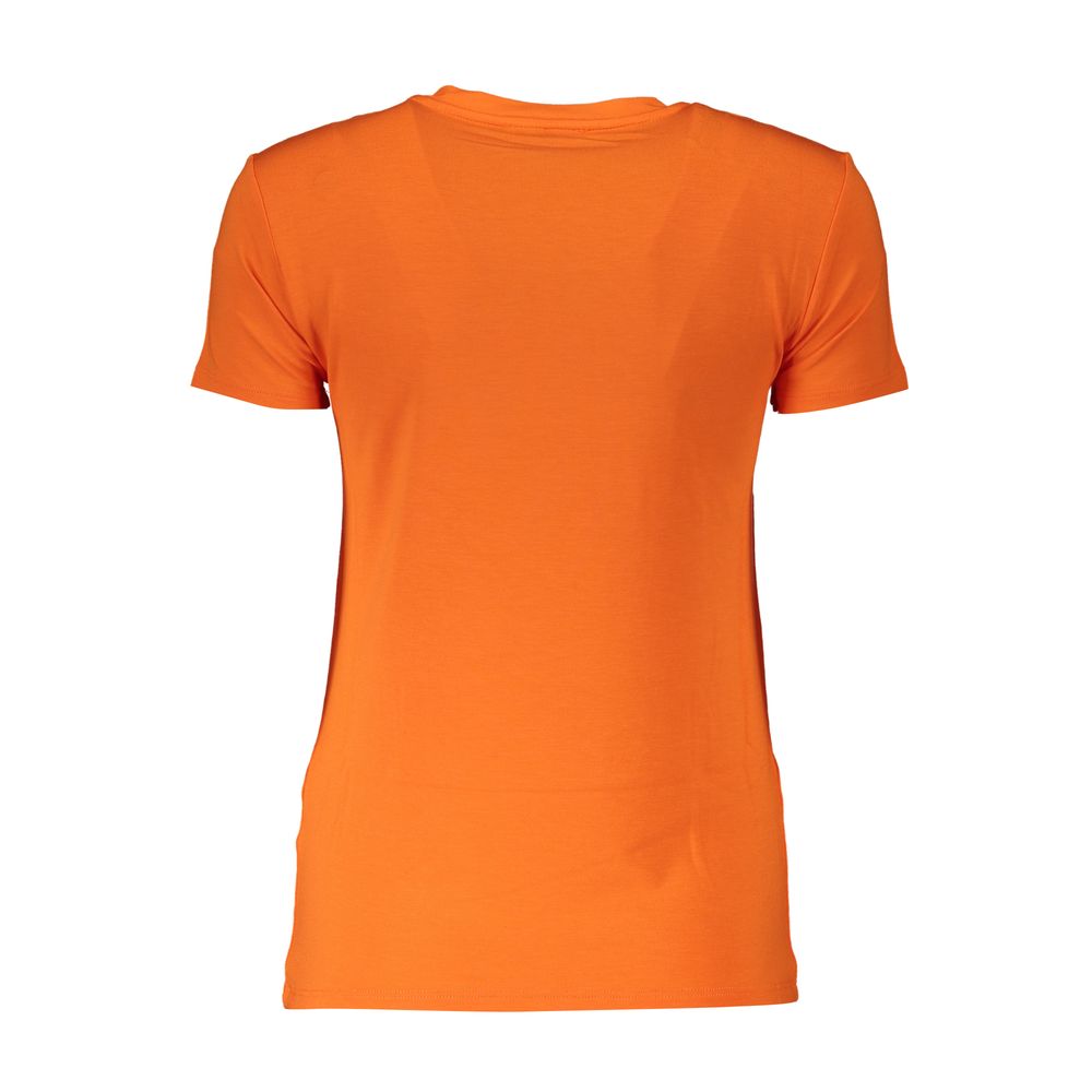 Patrizia Pepe Elegantes Orange Strass-Tee