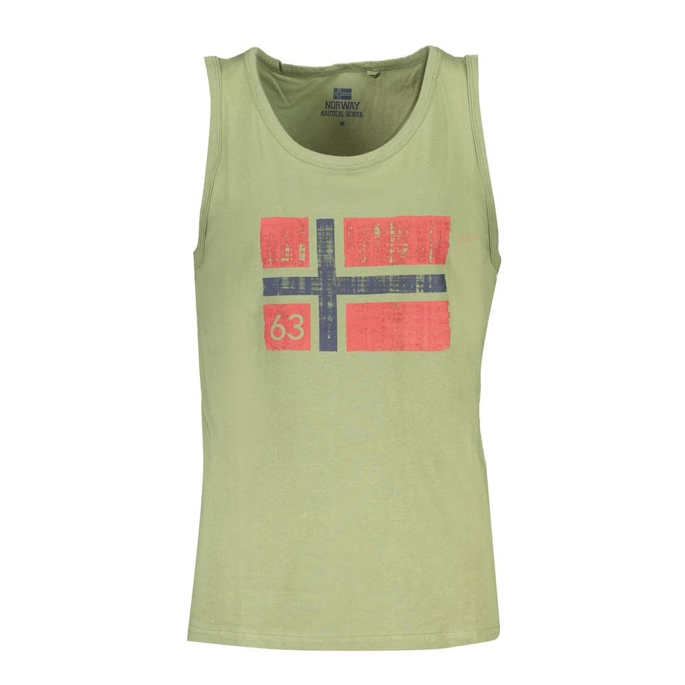 Norway 1963 Grünes Baumwollhemd für Männer