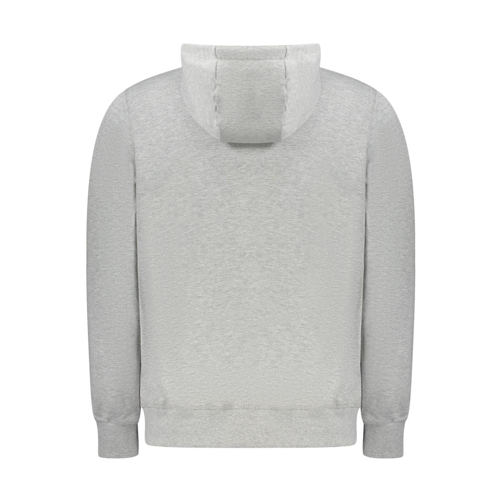 North Sails Grauer Baumwollpullover mit Kapuze für Herren