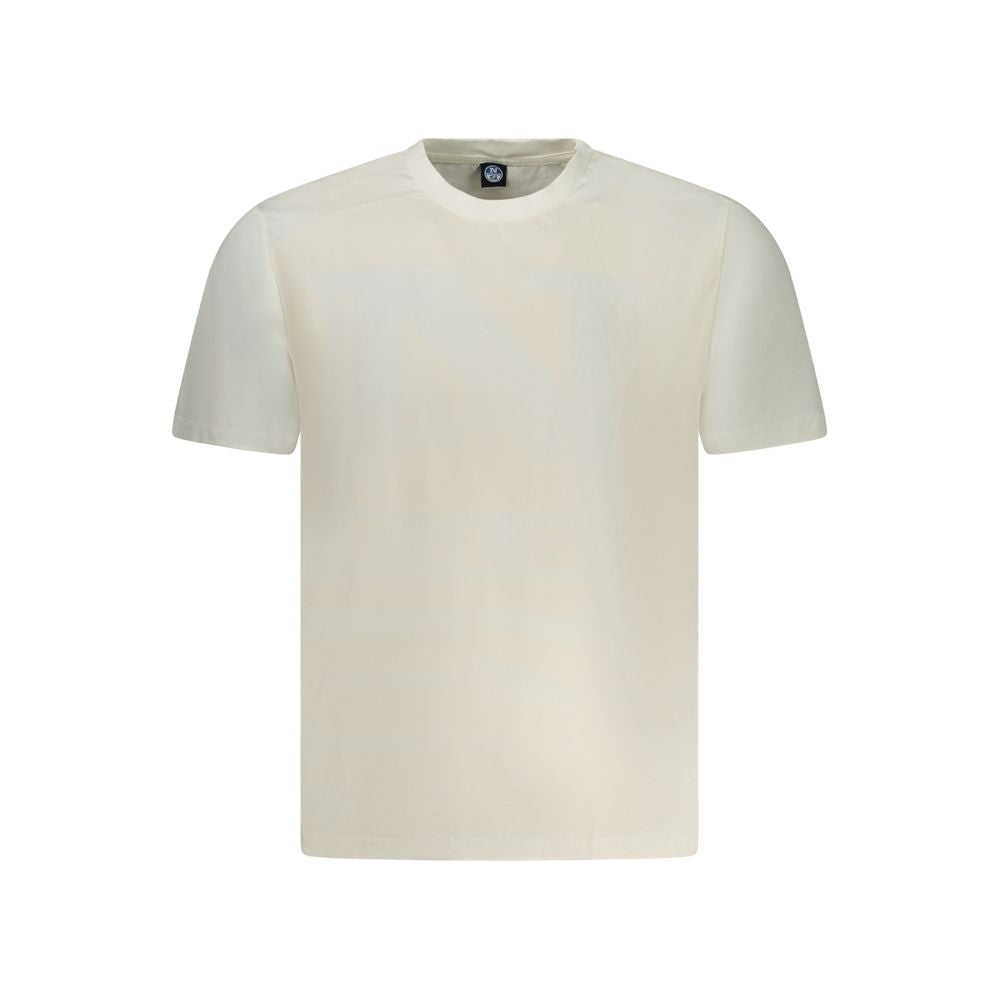 North Sails Weißes Baumwolle Männer T-Shirt