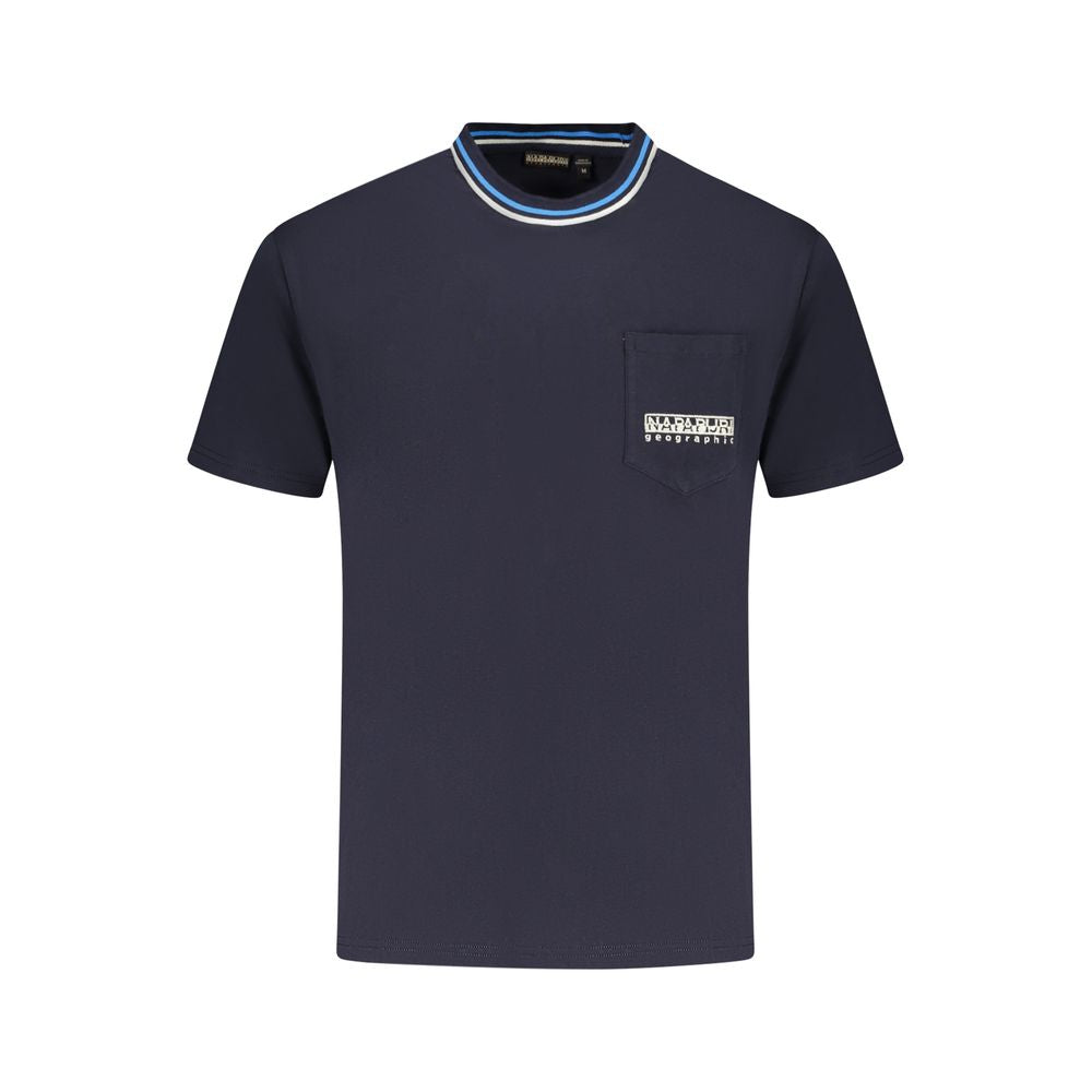 Napapijri T-Shirt aus blauer Baumwolle