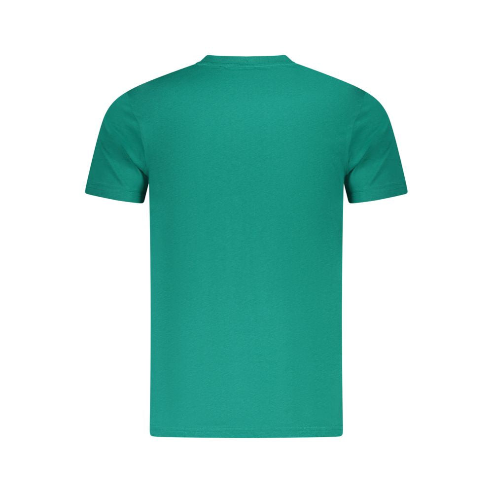 Cavalli Class Grünes Baumwolle Männer T-Shirt