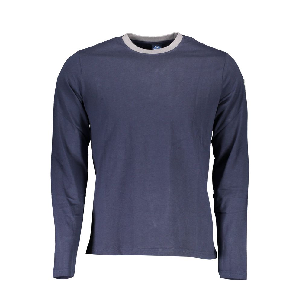North Sails Blau Baumwolle Männer T-Shirt