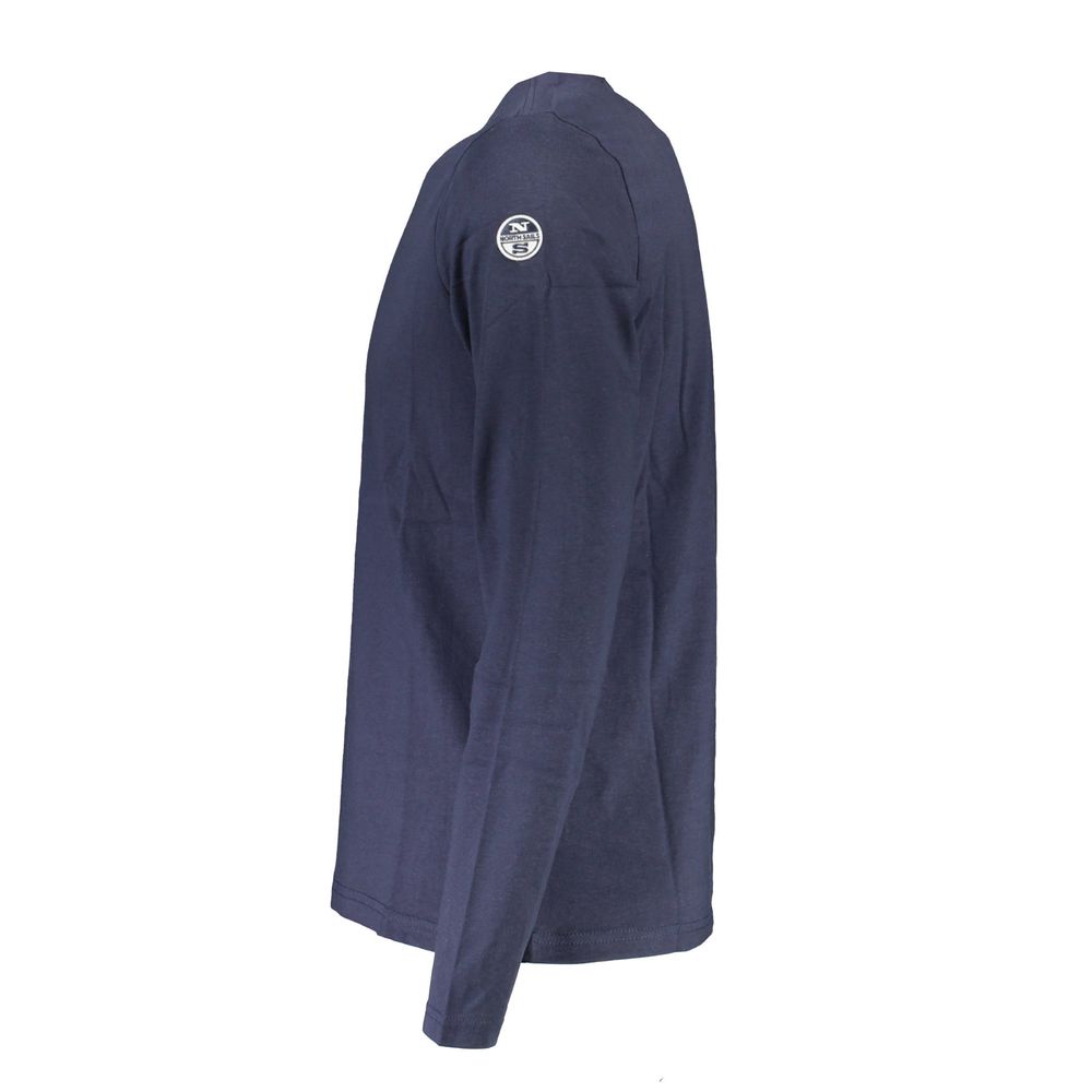 North Sails Blau Baumwolle Männer T-Shirt