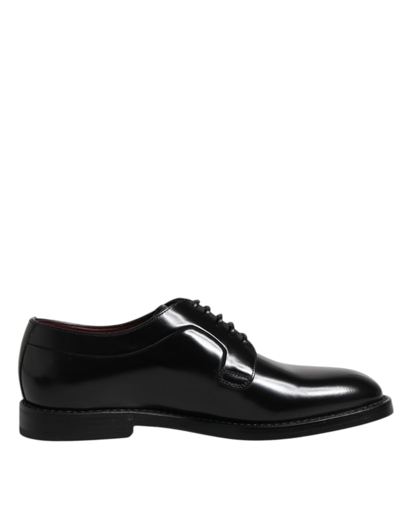 Dolce & Gabbana Schwarze Leder Schnürschuhe Derby Kleid Formelle Schuhe