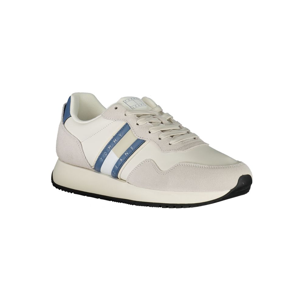 Tommy Hilfiger Weißes Leder Herren Sneaker
