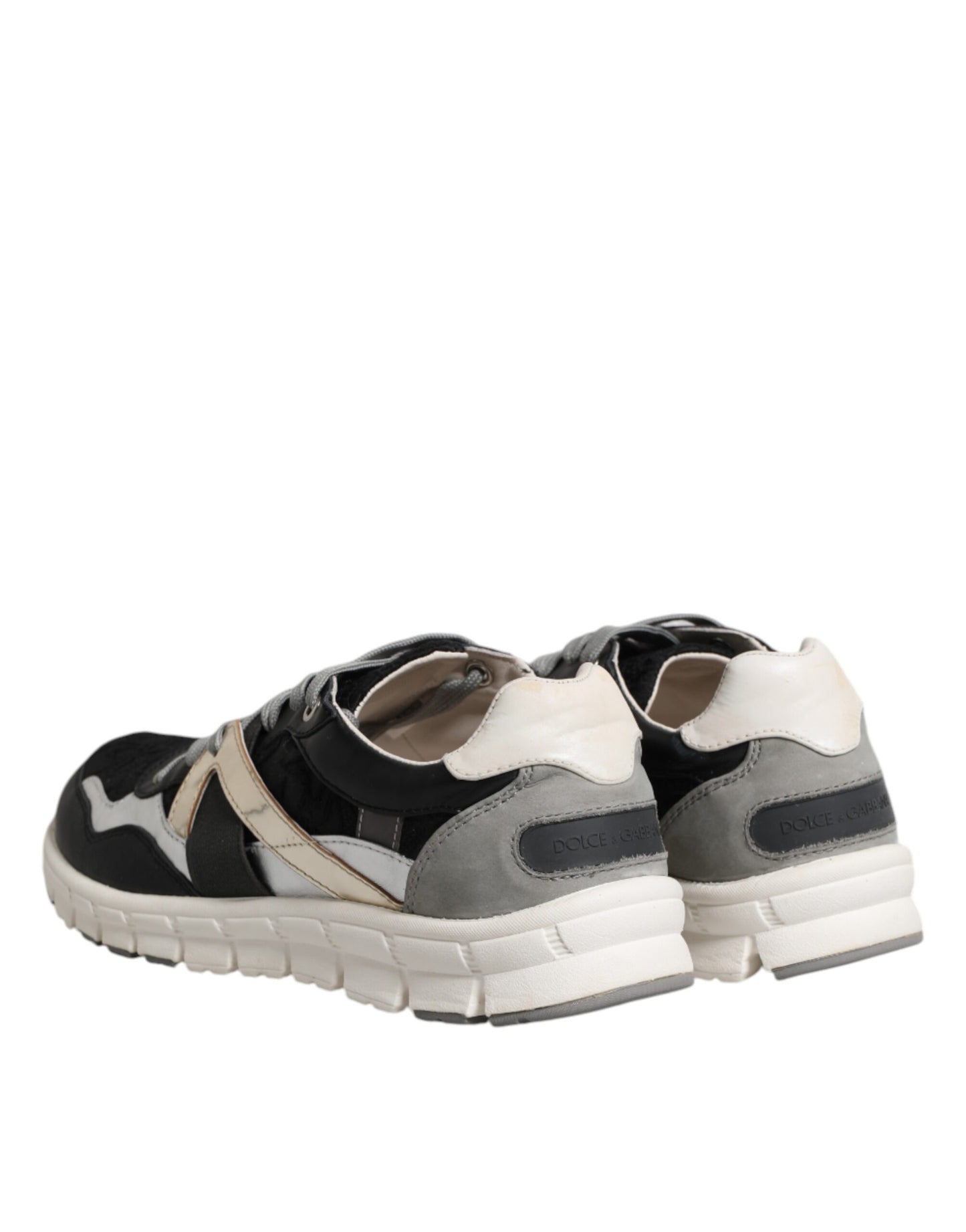 Dolce & Gabbana Multicolor Wildleder Low Top Männer Sneaker Schuhe