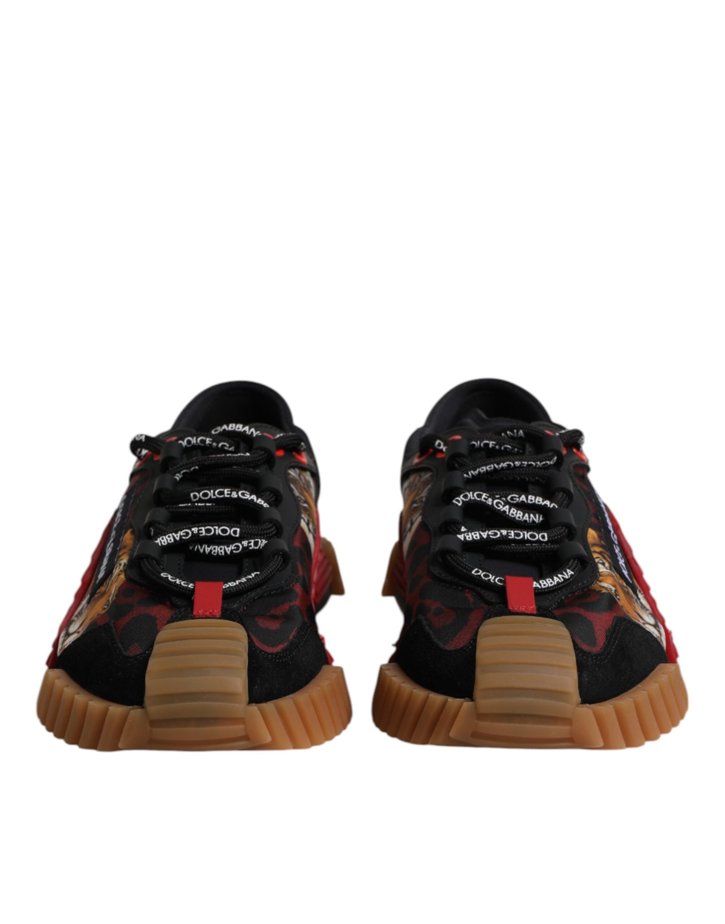 Dolce & Gabbana Schwarz Logo Low Top NS1 Männer Turnschuhe Schuhe
